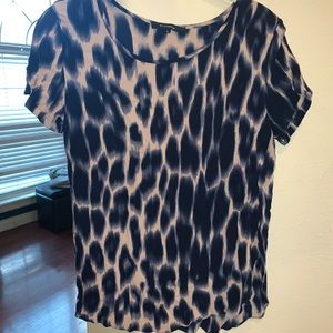 Small, blue and pink Olivaceous top